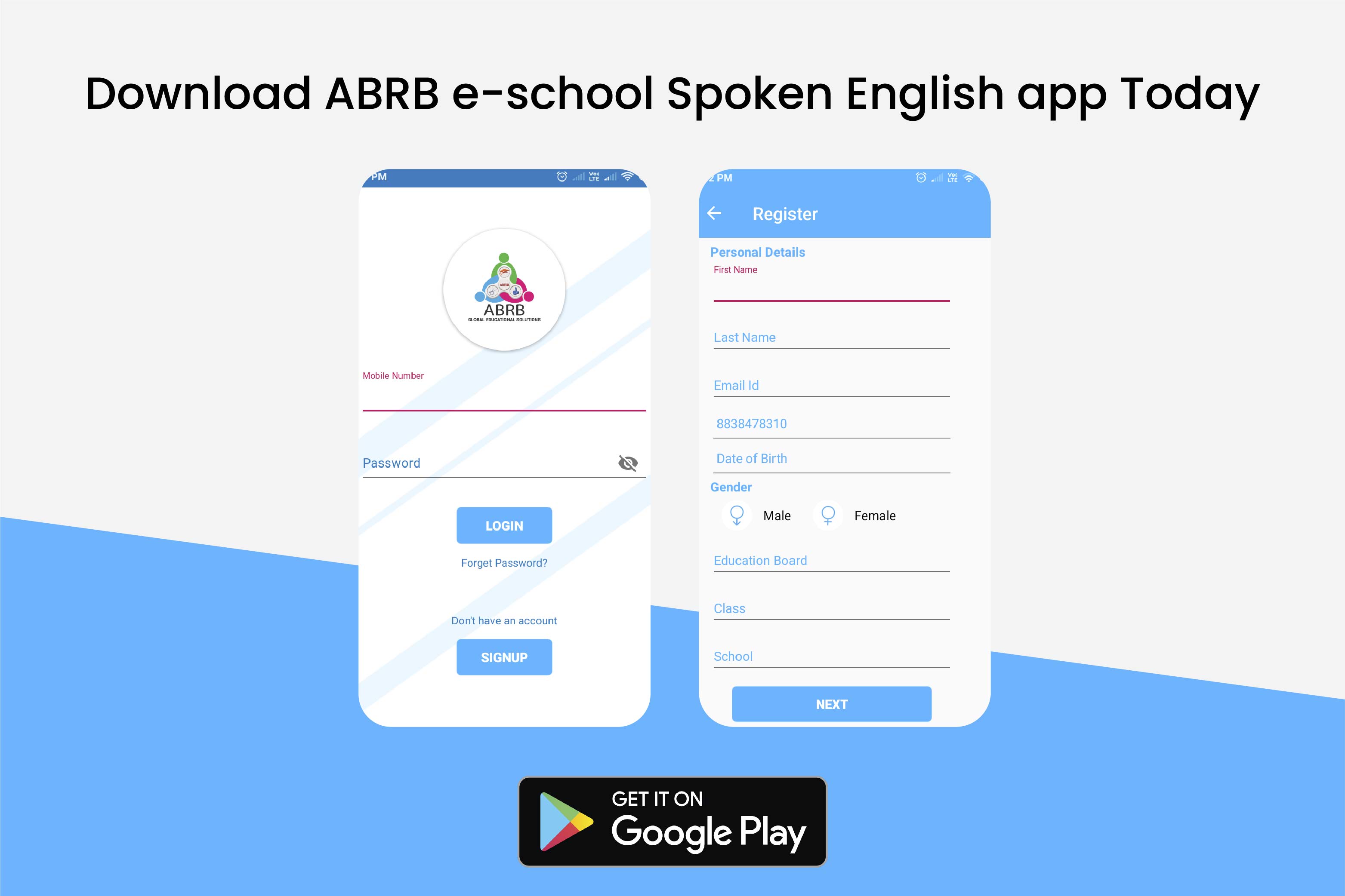 ABRB Spoken English App